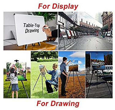 Art Easel Aluminum Metal Tripod Display Easel 21